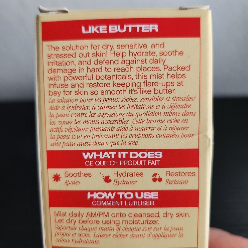 Like Butter Topicals Hydrating & Soothing Mist For Dry Sensitive Skin 3.4 fl.oz - Picture 3 of 6